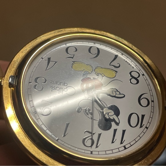 Mickey Mouse Pocket Watch Vintage collectable By Colibri Swiss movement - Picture 10 of 10